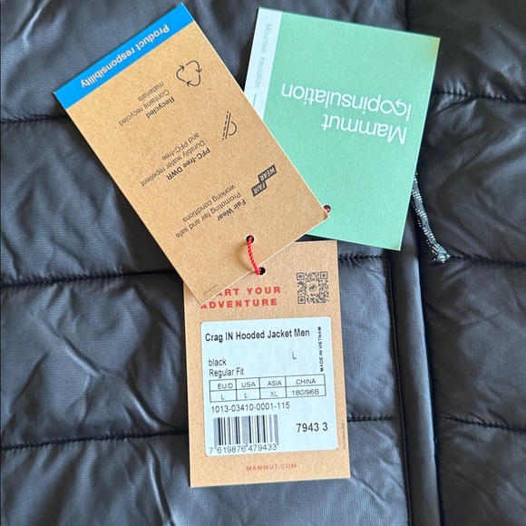 Mammut Black Quilted Puffer Jacket with Hood - Picture 2 of 9